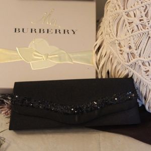 Black Satin Clutch